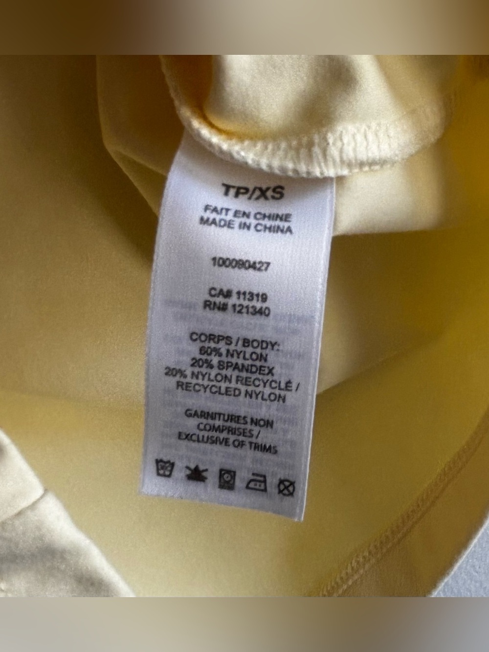 Garage Yellow Ribbed V-Neck Cropped Button Cardigan - Picture 6 of 6
